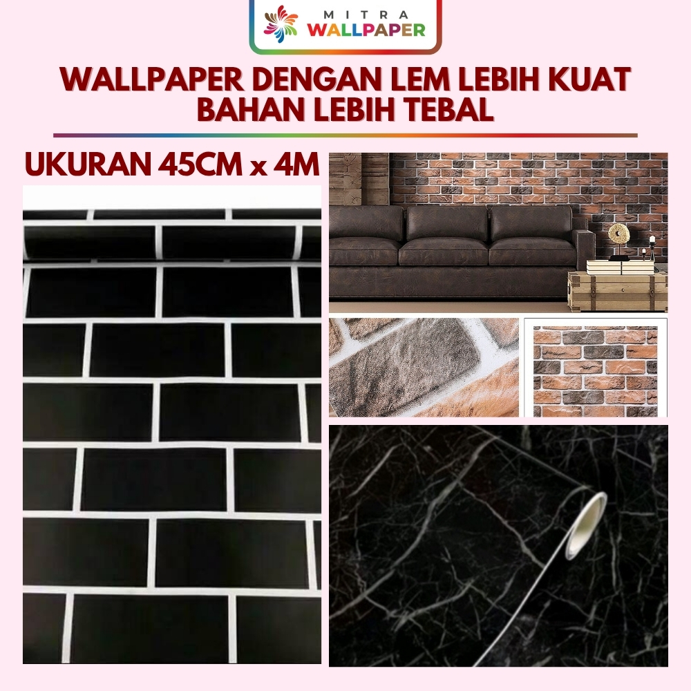 Wallpaper Dinding Bata Putih Stiker Dinding Bata Putih Wallpaper Bata Putih Wallpaper Dinding Motif 