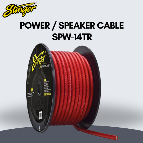 Kabel Power Mobil - Stinger Kabel Power SPW-14TR - Kabel Power / Speaker - Kabel Audio Mobil - Plug 
