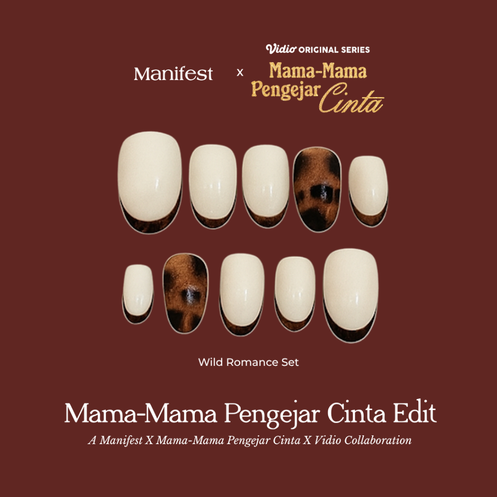 Manifest X Mama Mama Pengejar Cinta X Vidio – Wild Romance Nail Press-Ons