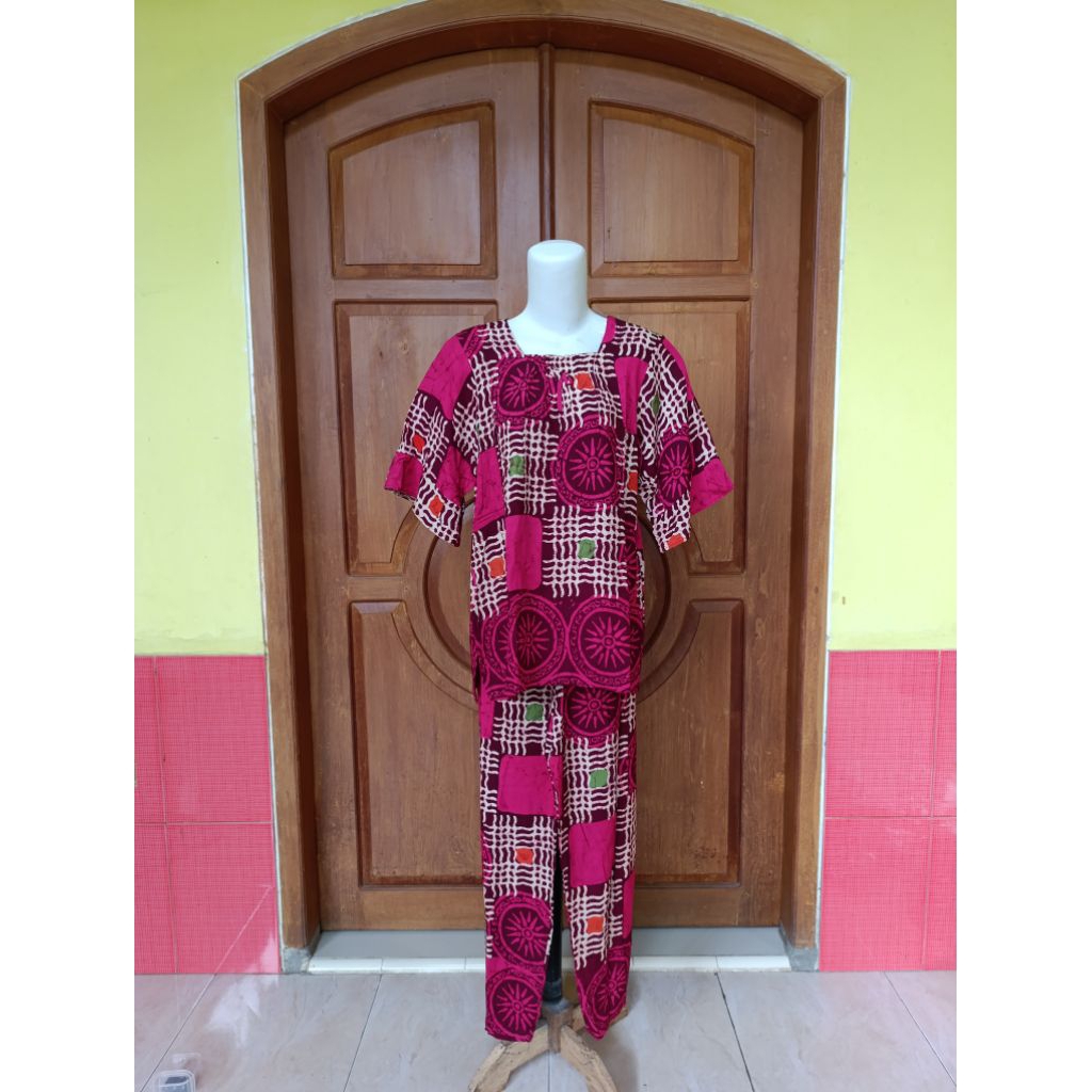 Piyama Tidur/Setelan Celana Batik Pekalongan Nyaman Adem All Size