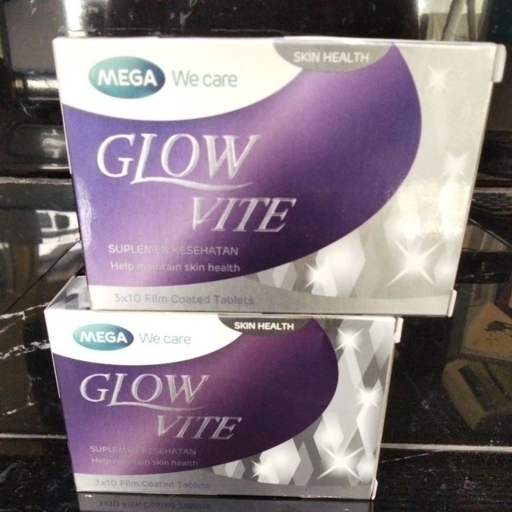 Glow Vite Box isi 30 kapsul by Mega WeCare