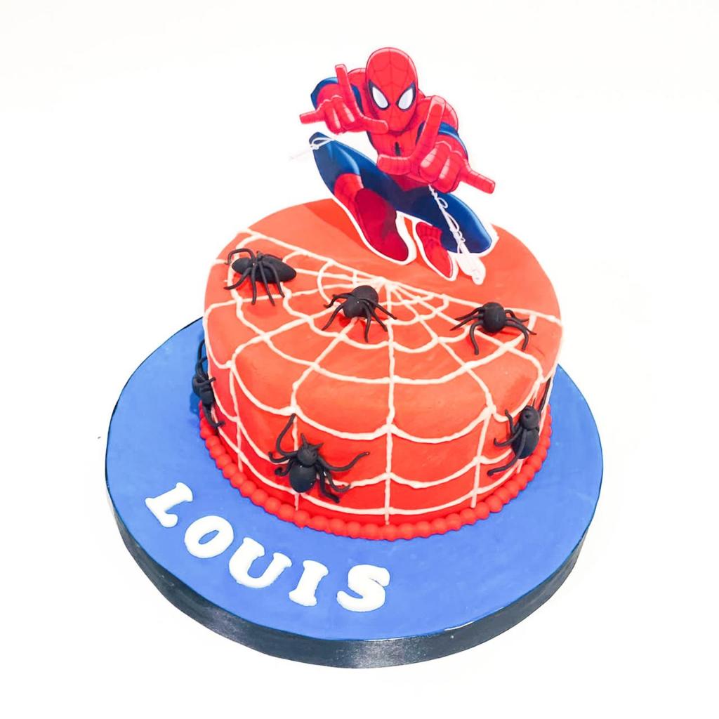 Kue Ulang Tahun/Birthday Cake/Kue Ultah Tema Spiderman/Spiderman Cake/Kue Spiderman