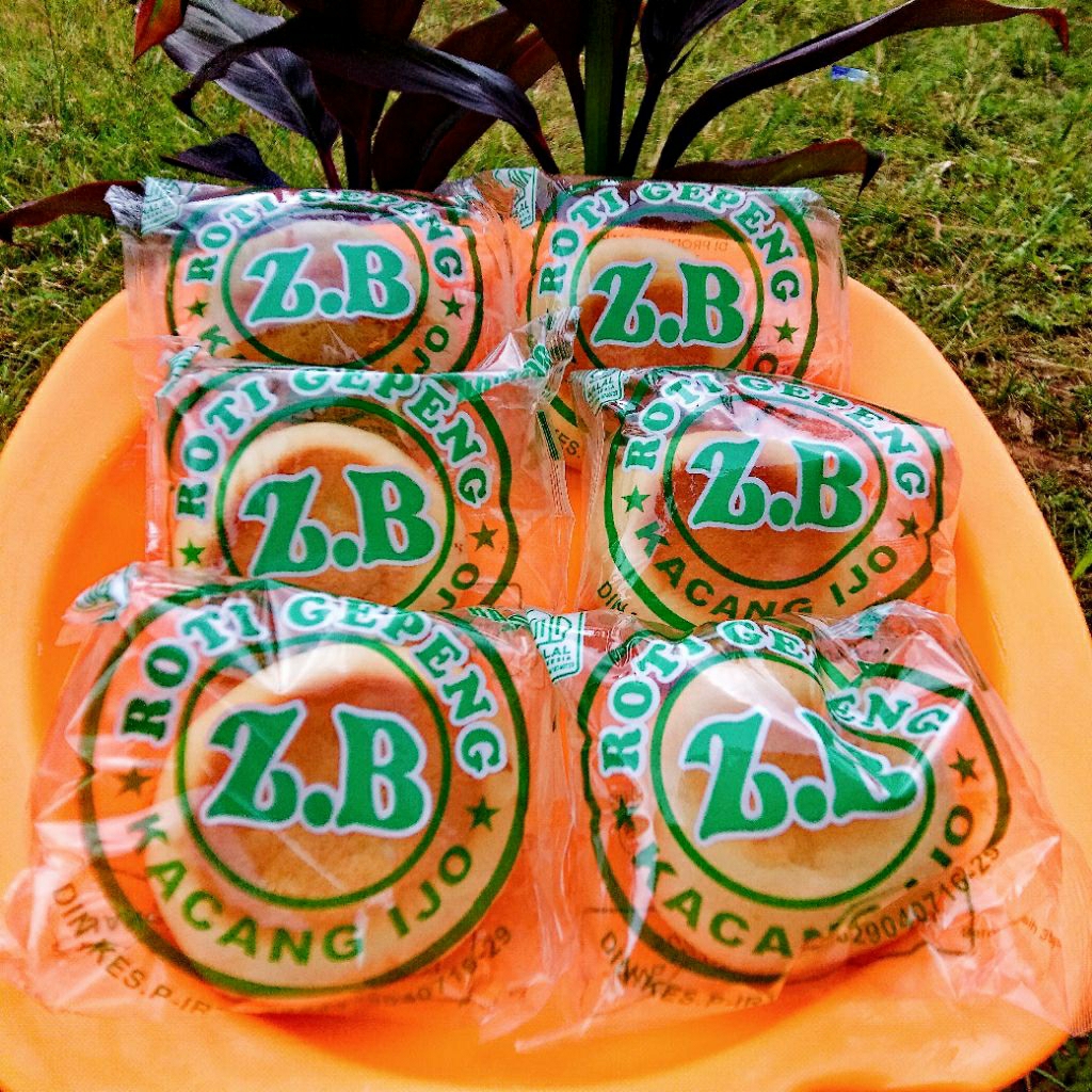 roti gepeng ZB isi kacang ijo 1pcs