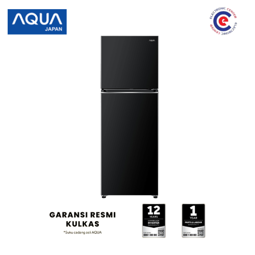 AQUA Japan Kulkas 2 Pintu AQR-DTM265RA Twin Inverter