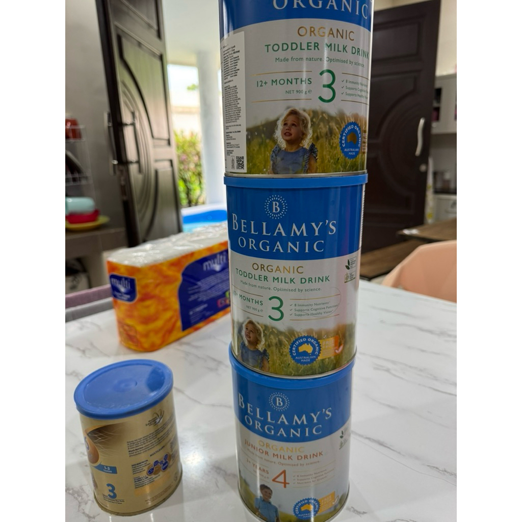 kaleng susu bekas sudah bersih tanpa penyok perfect condition
