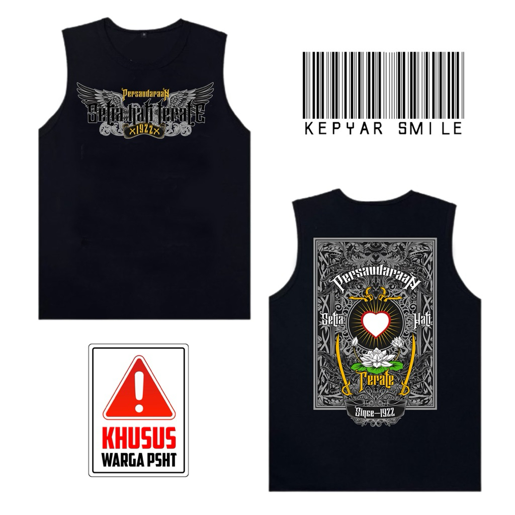 Singlet PSHT Klasik’ant LAMBANG Free Stiker