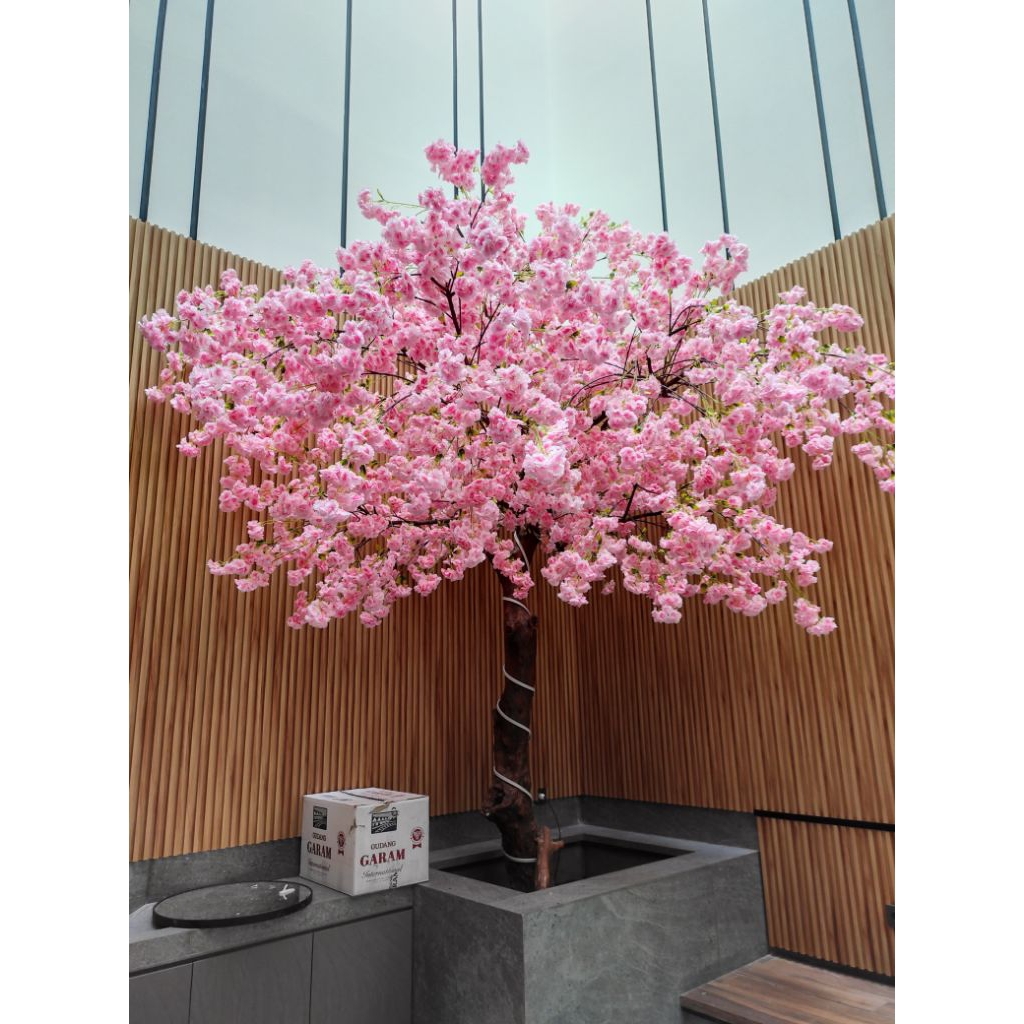 Pohon Artificial cerry blossom / sakura blossom / pohon Imlek besar