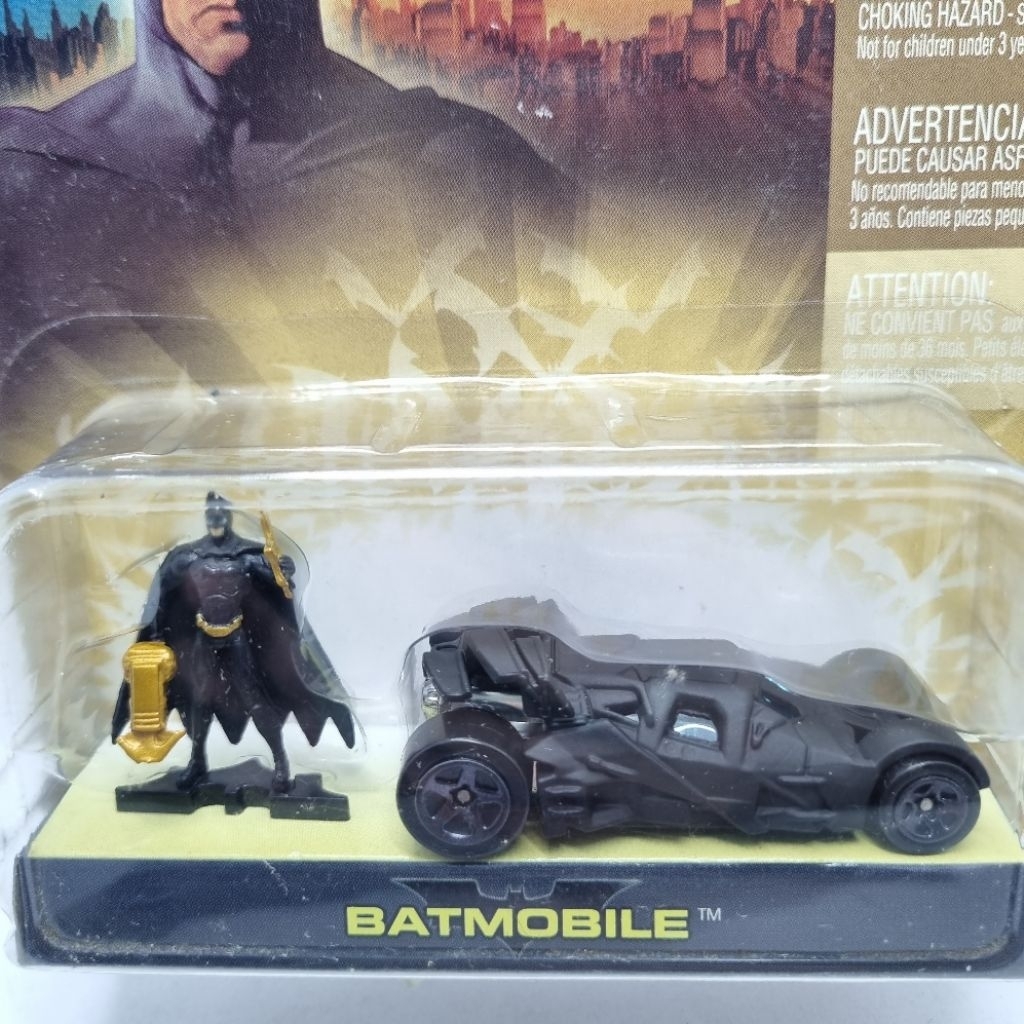 Diecast Mobil Hotwheels HW 1:64 BATMAN BEGINS SERIES BATMOBILE hitam black