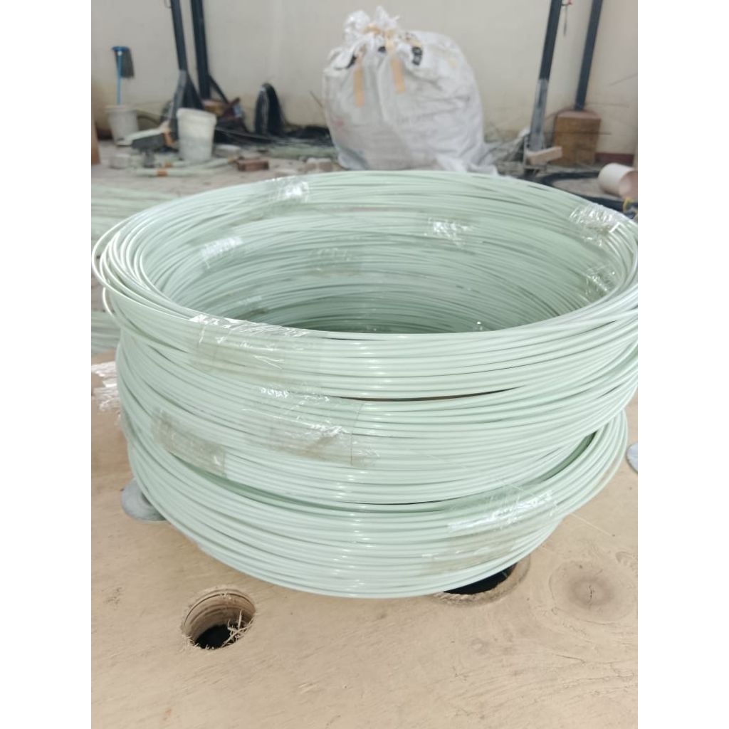 jeruji fiber putih susu semi ukuran 2,2mm berat 1kilo