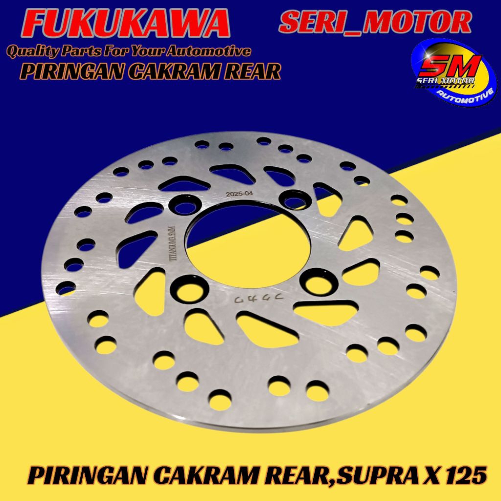 Piringan Cakram Belakang Honda Supra X125 Fukukawa