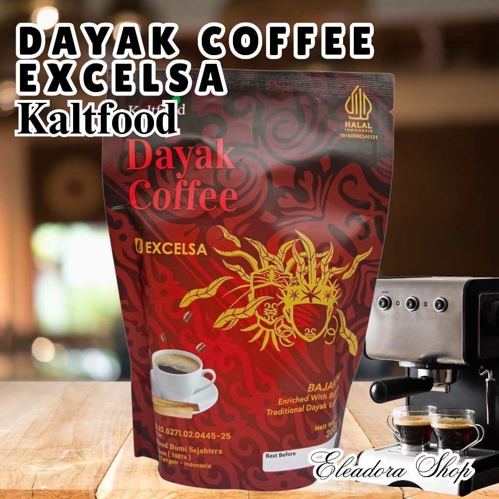 Dayak Coffee Kaltfood - Excelsa Bajakah - Kopi Bubuk Asli Palangkaraya Kalimantan Tengah