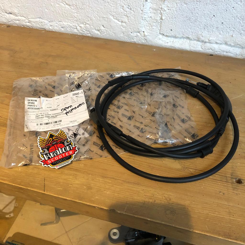 Kabel Gas Kontrol Open Vespa Primavera ORIGINAL PIAGGIO