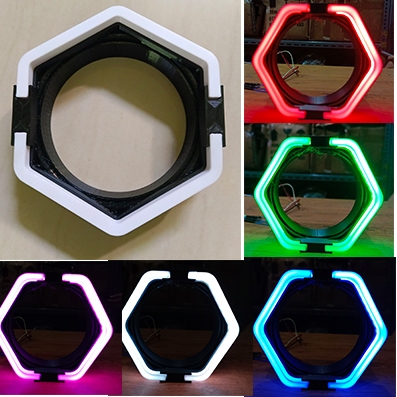 Shroud Biled 2.5 inchi 3 Inchi Hexagonal Anti Bintik