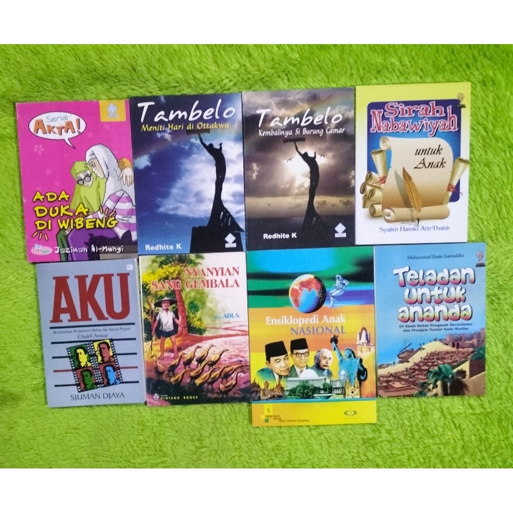 ORIGINAL BUKU CERITA ANAK CERPEN PUISI ADA DUKA DI WIBENG TAMBELO SIRAH NABAWIYAH AKU CHAIRIL ANWAR 