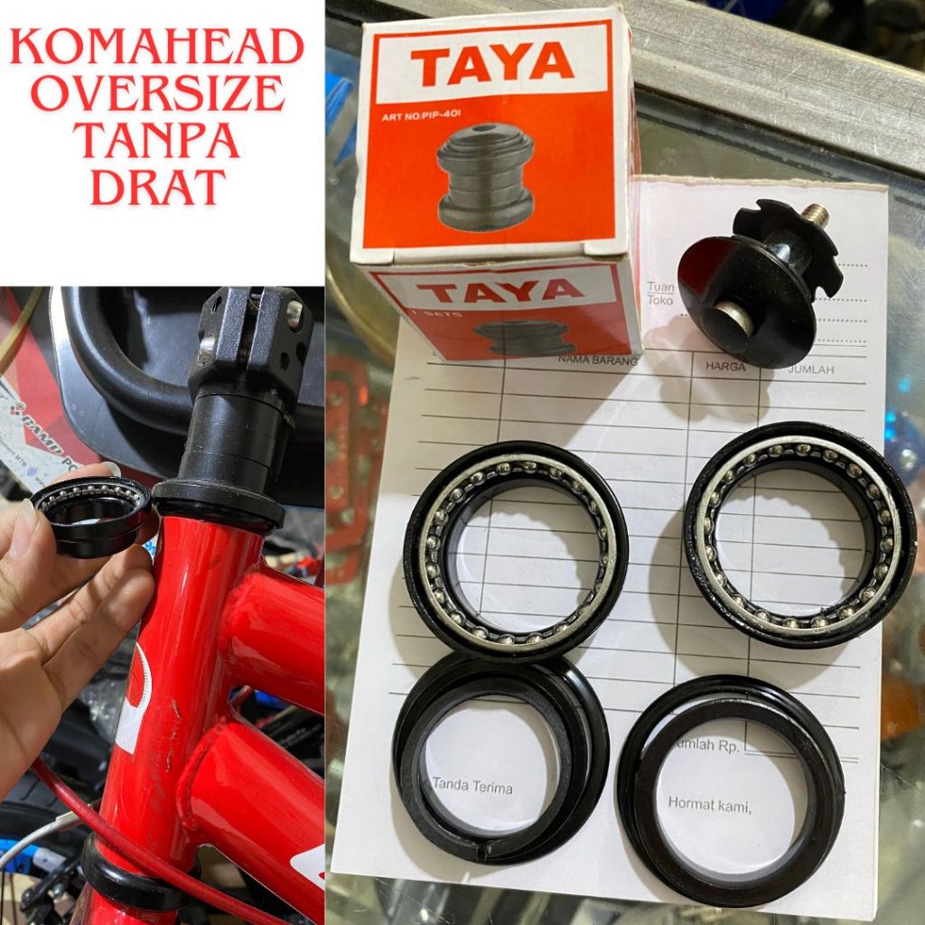 TAYA HEADSET Oversize Komstir Model Ahead 28.6 Tanam Jangkar Tanpa Drat Komplit plus pelor