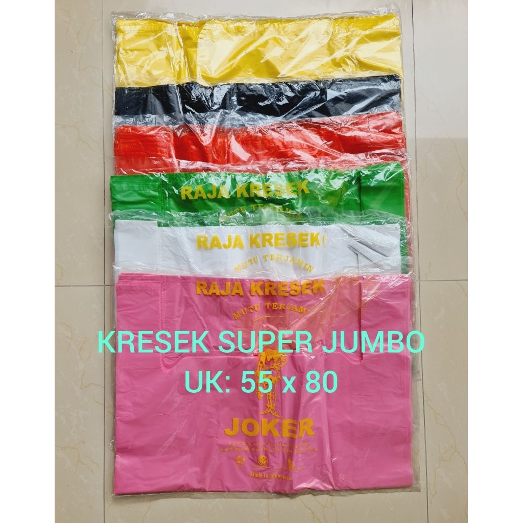 HD/Kresek Super Jumbo TEBAL Uk. 55x80 (Isi=20 lembar)