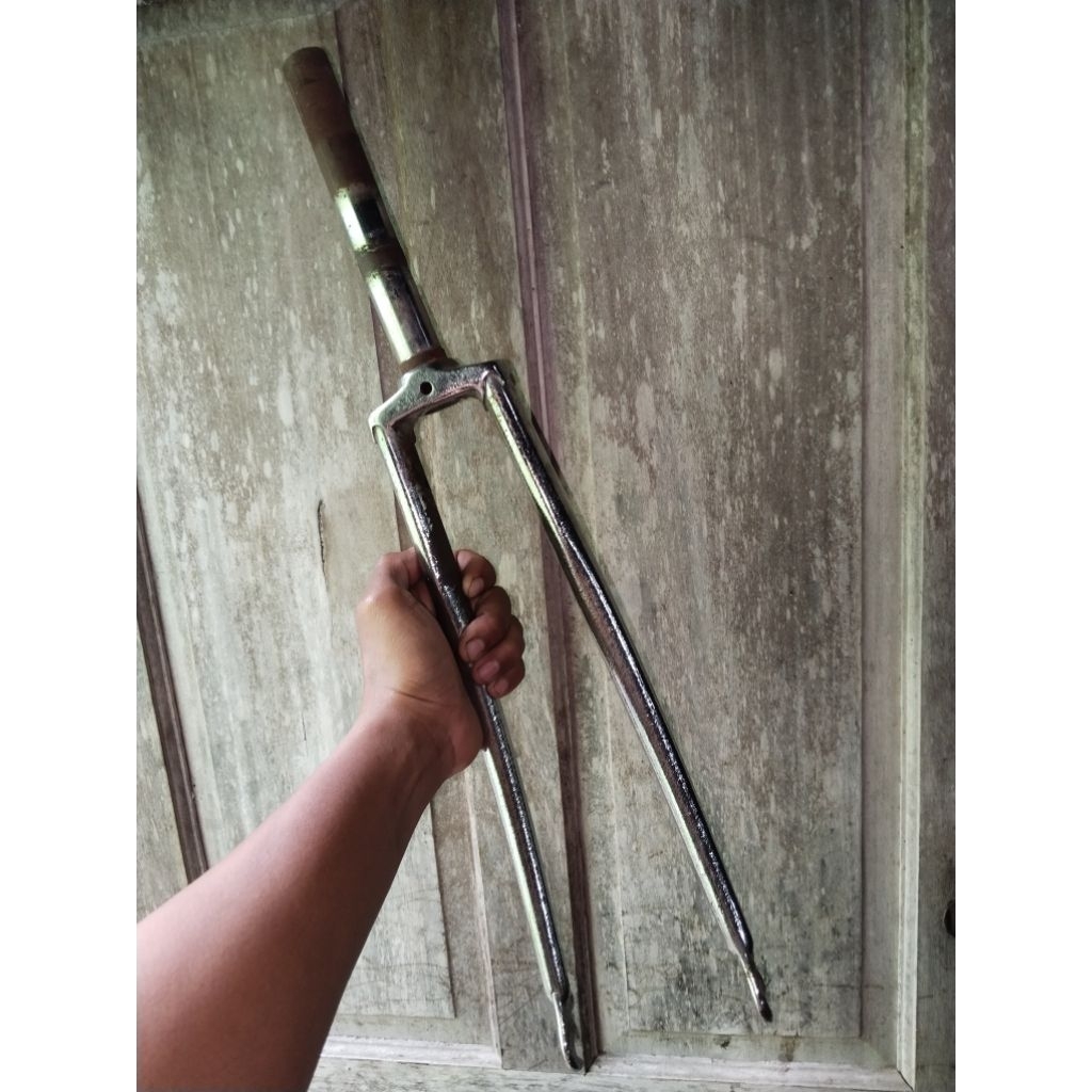 FORK BALAP JADUL ORIGINAL KROM POROK SEPEDA BALAP KUNO FORK SEPEDA VINTAGE POROK SEPEDA BALAP JADUL 