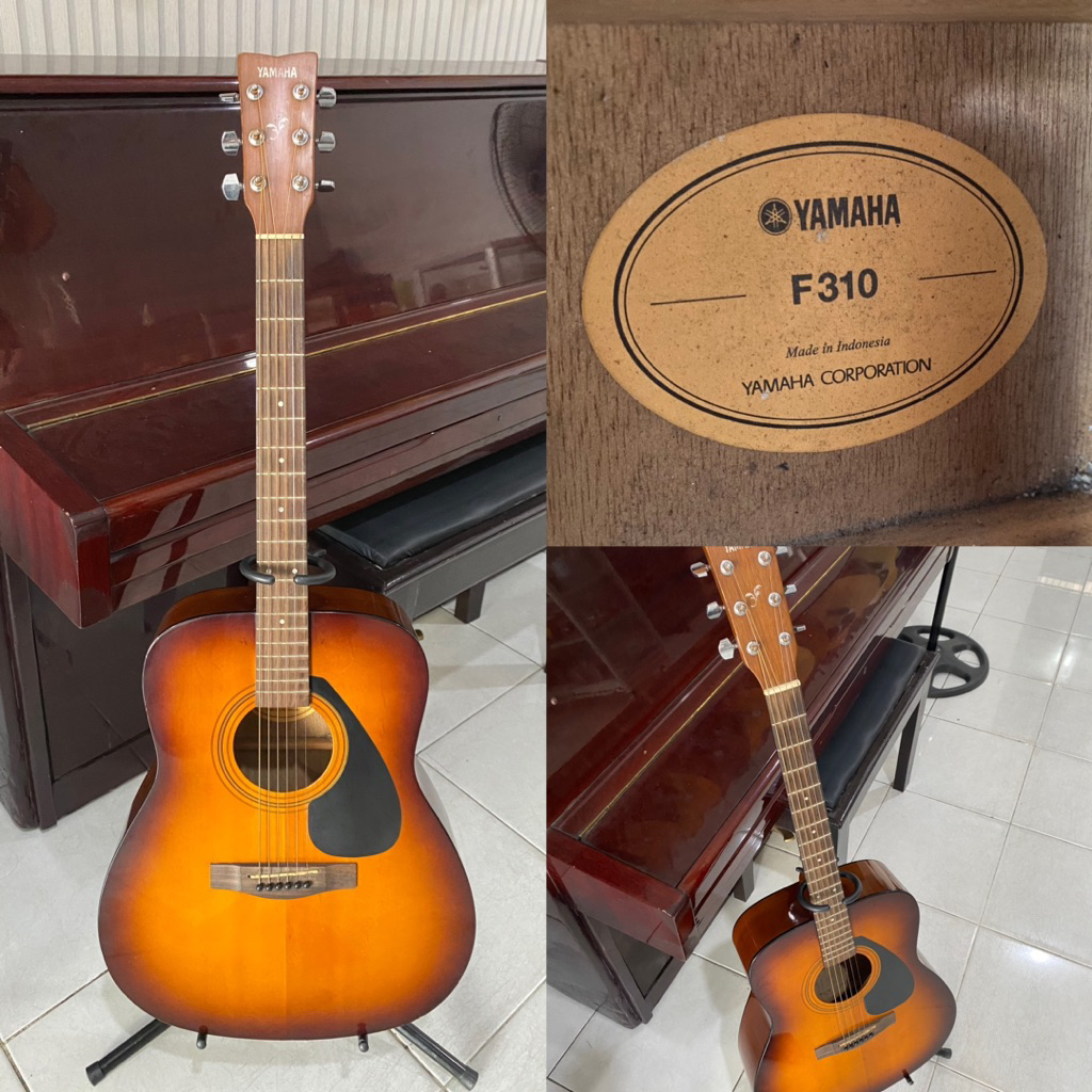 GITAR AKUSTIK SECOND ORIGINAL YAMAHA F310 SUNBURST
