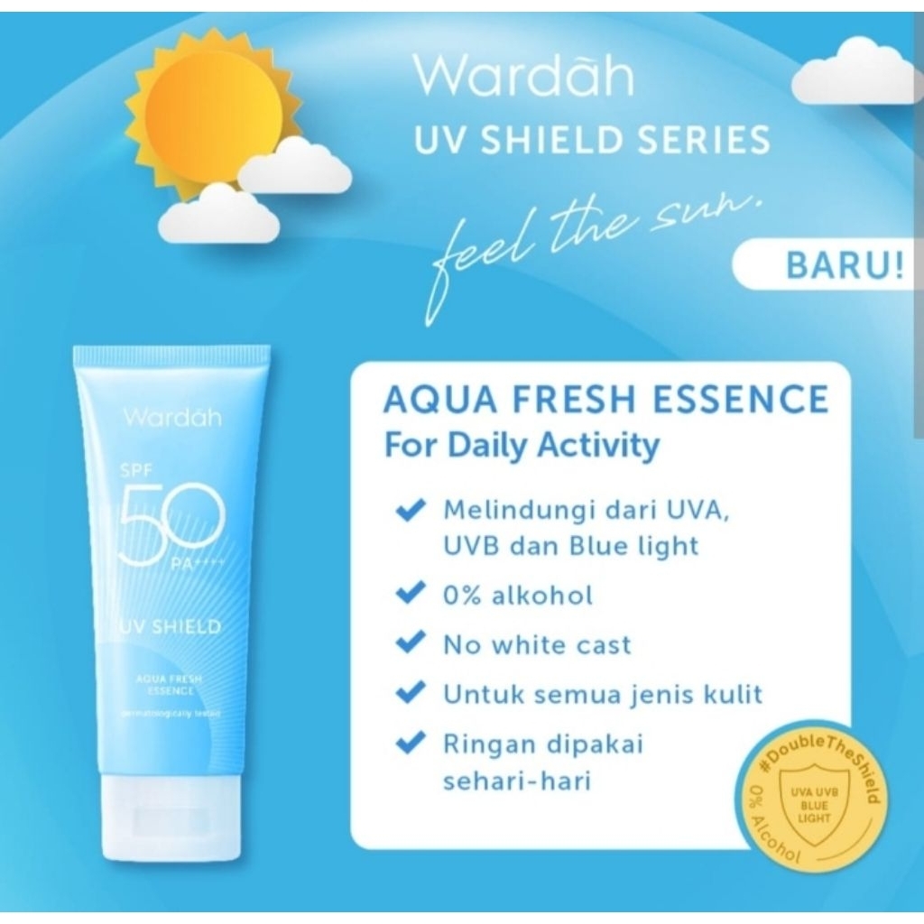 Sunscreen Wardah uv Shield Aqua fresh