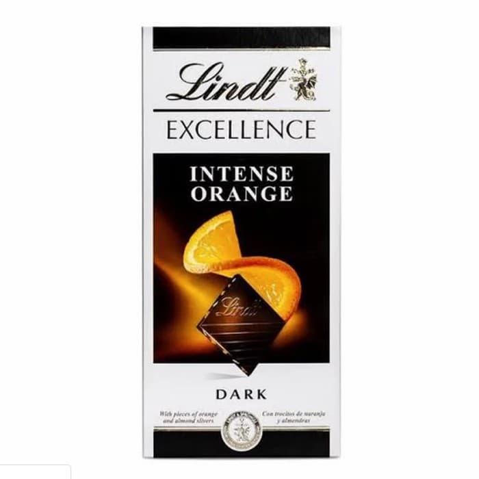 Lindt Excellence Dark Chocolate Intense Orange