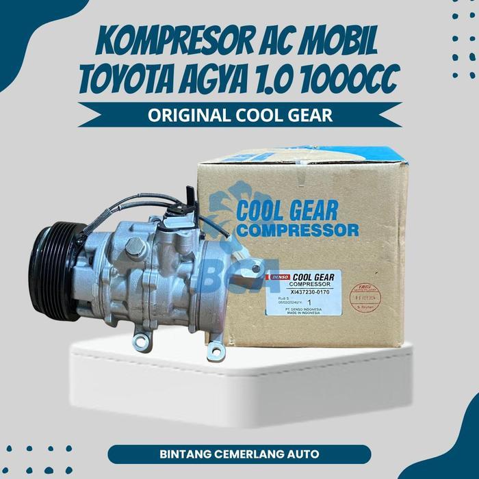 KOMPRESOR AC MOBIL AGYA 1.0 AGYA 1000 CC DUS DENSO