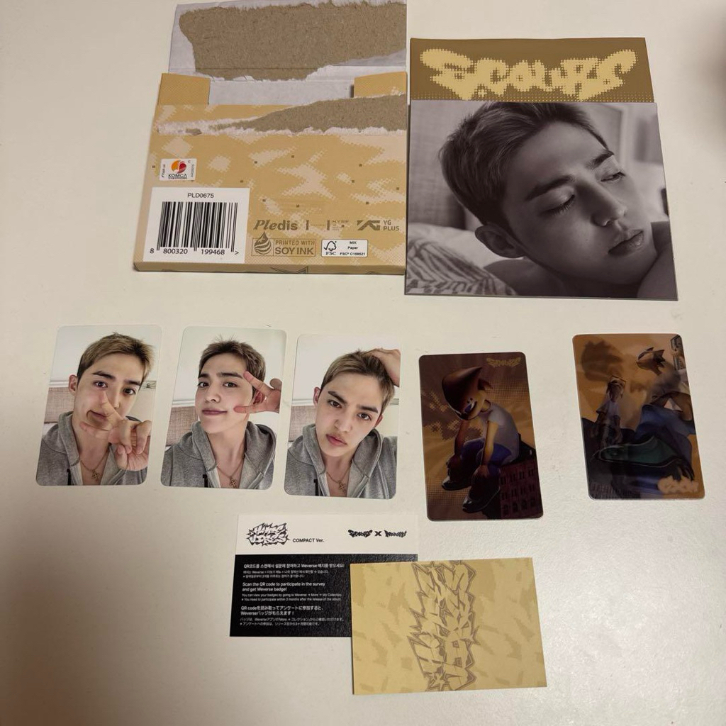 (BACA DESKRIPSI) PRE-ORDER FIX MEMBER HYPE VIBES SCOUPS SEUNGCHEOL SET ALBUM SEVENTEEN CXM COMPACT C