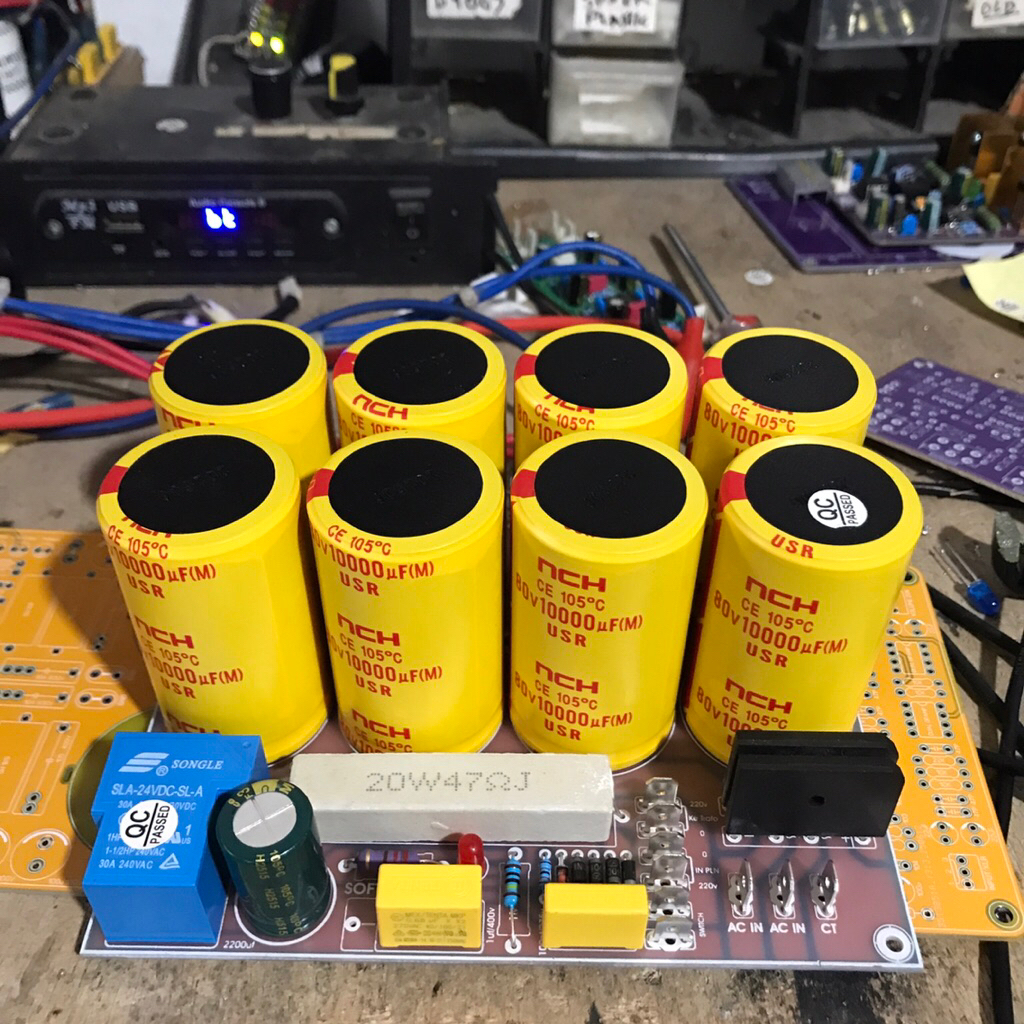 PSU / POWER SUPPLY clas ab 8elko+sofstart anti jeglek