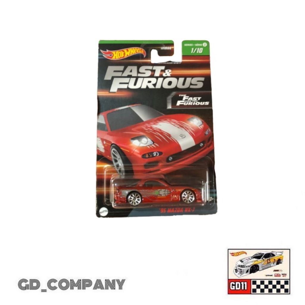 Hotwheels Mazda RX-7 FNF Series (Free protektor)