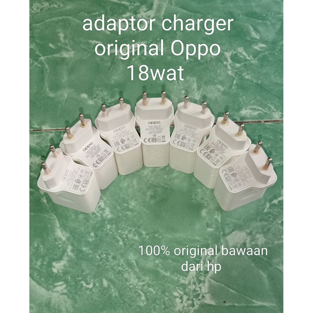 kepala charger ori oppo 18w