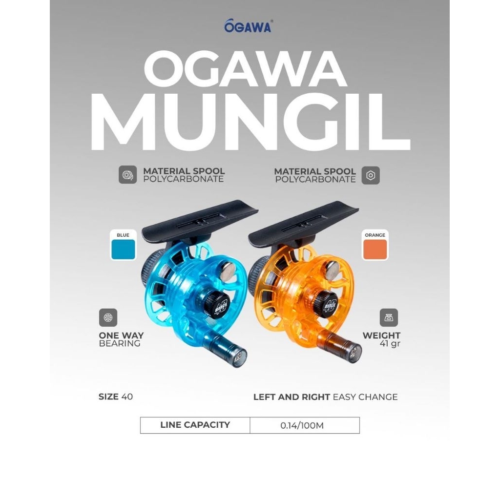 reel toxos ogawa mungil D40 fly reel ogawa mungil d40