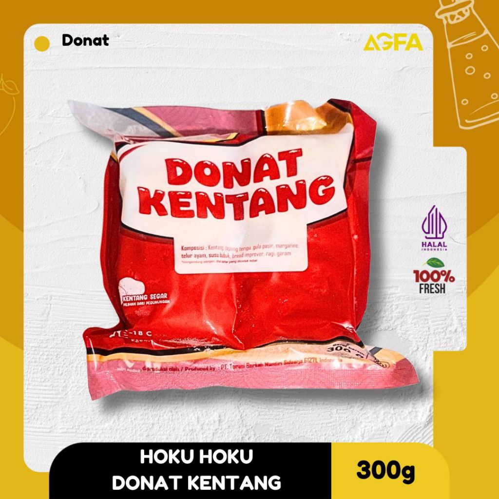 HOKU-HOKU DONAT KENTANG / DONKO DONAT KENTANG