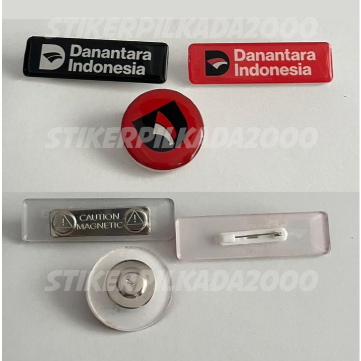 PIN BAJU AKRILIK RESIN LOGO DANANTARA INDONESIA