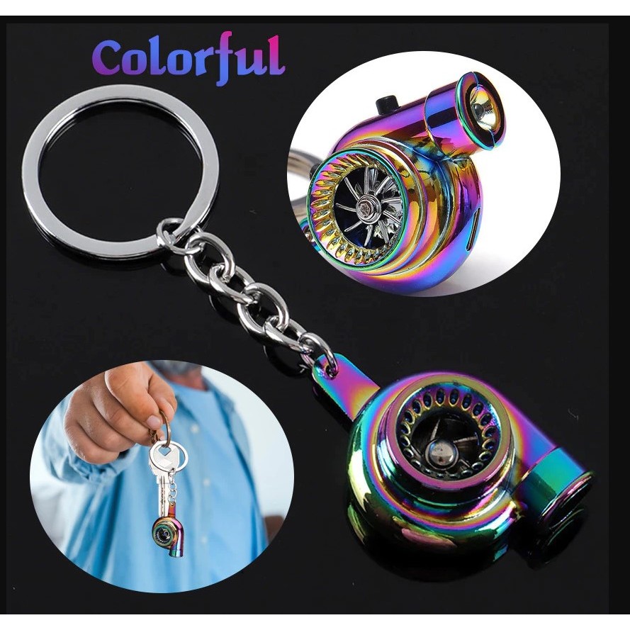 Gantungan Kunci Turbo Keychain Bahan Full Besi / Key Chain Turbo / Gantungan Kunci Unik Model Turbo 