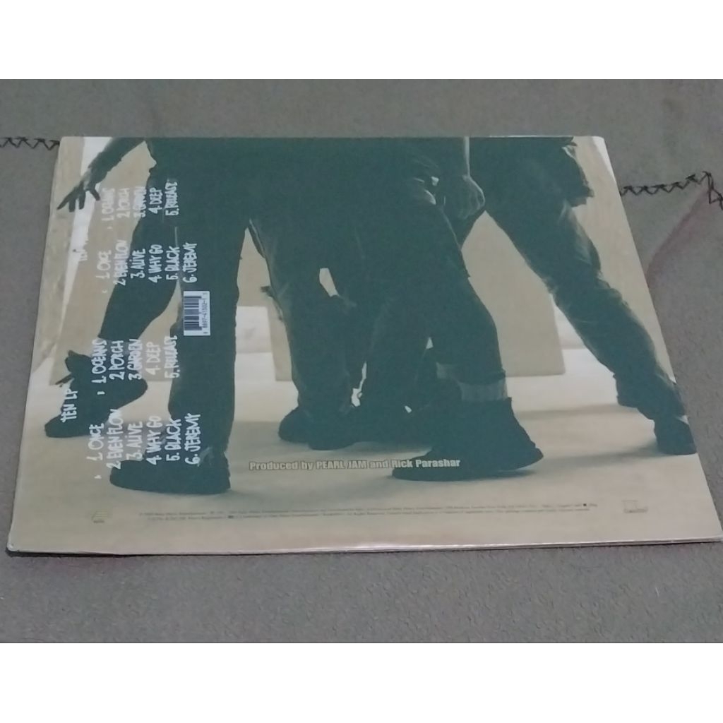 Kaset Vynil Pearl jam album Ten