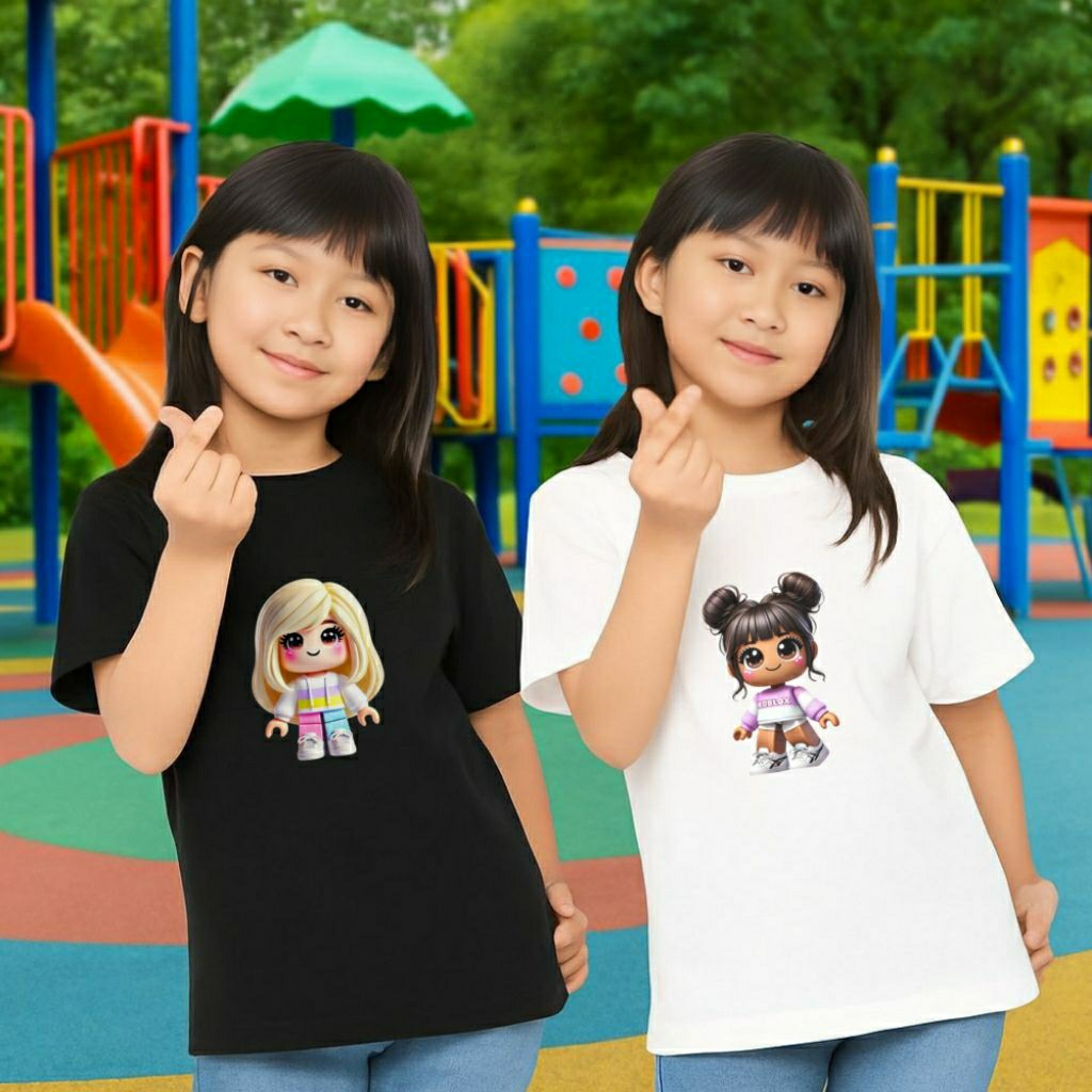 KAOS ANAK ROBLOX T-SHIRT gambar roblox baju atasan anak cewek