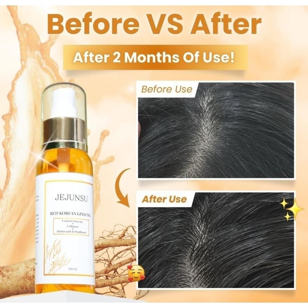 Jejunsu Hair Tonic Red Ginseng korea