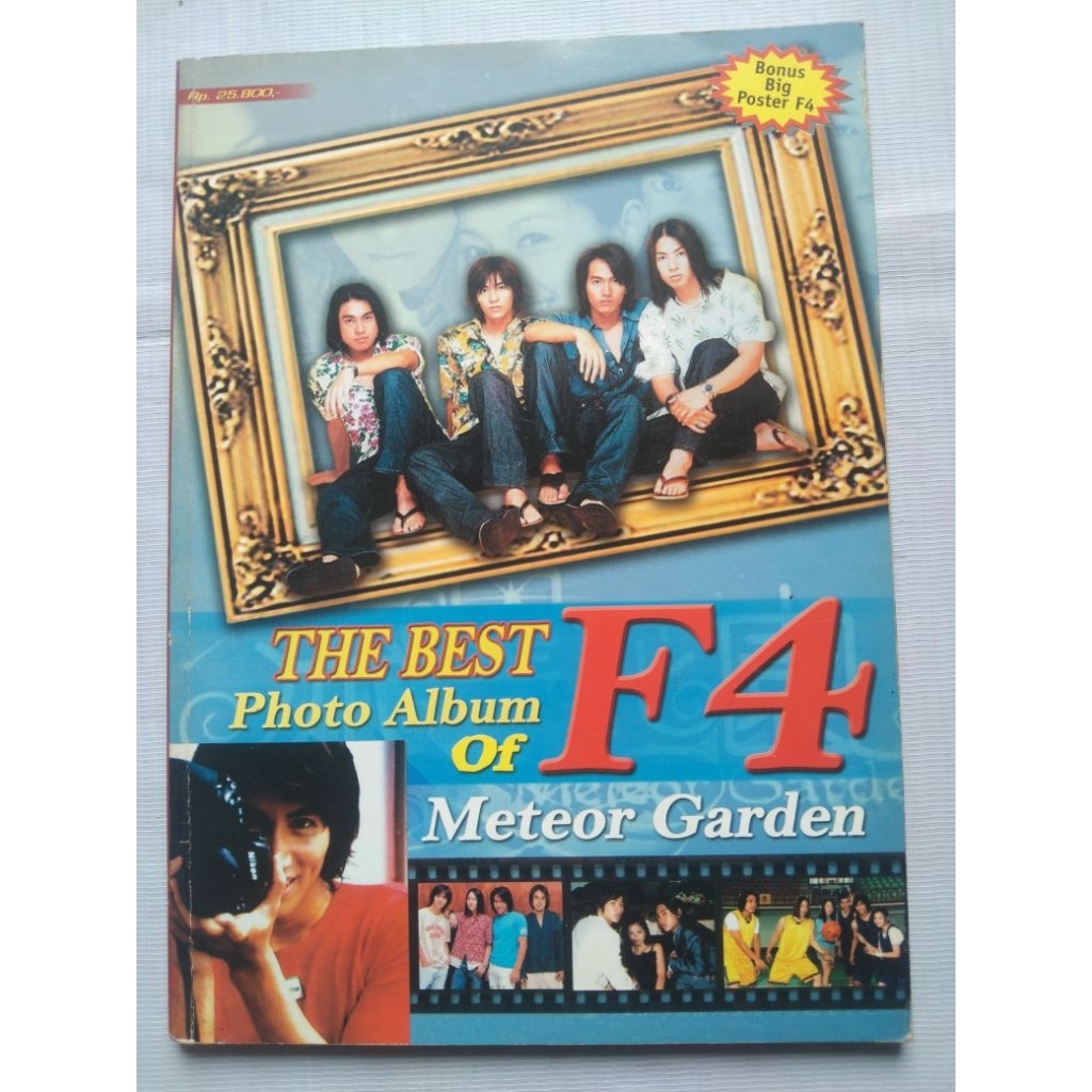 Buku Hobi THE BEST PHOTO ALBUM OF F4 Meteor Garden