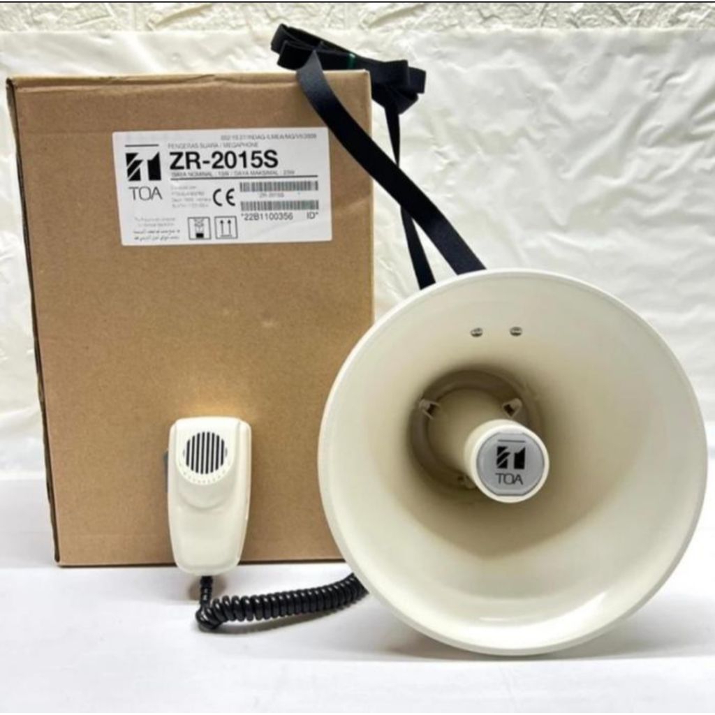 TOA MEGAPHONE ZR 2015s SIRINE Speaker Megaphone ZR2015S