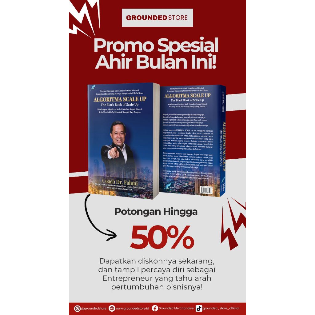 Buku Algoritma Scale Up dari Coach Dr. Fahmi