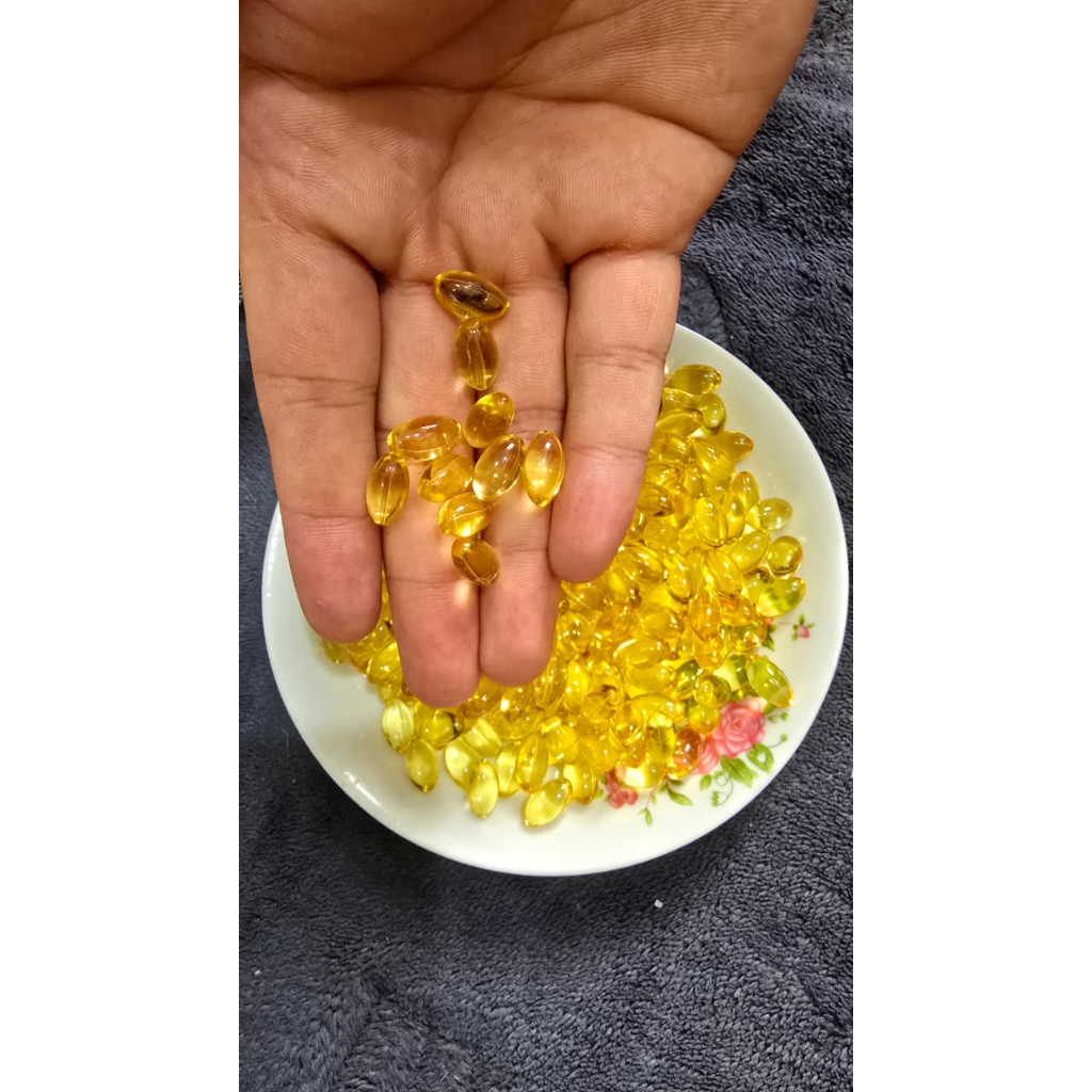 Hammy Fit Fish Oil Hamster – Suplemen Vitamin A & D Shinee Hamster (25/50 Butir)