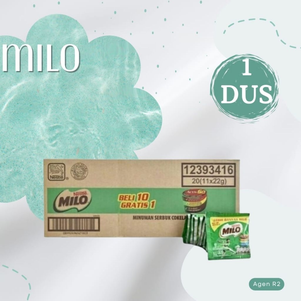 Milo Activ Go (1 dus / isi 20 renceng)