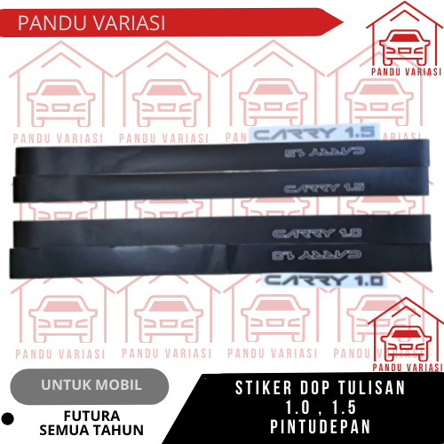 Stiker List Body Carry 1.5 / Carry 1.0 Pintu dan Depan Futura 1.0 1.5 Hitam Dop Pintu Carry / List P
