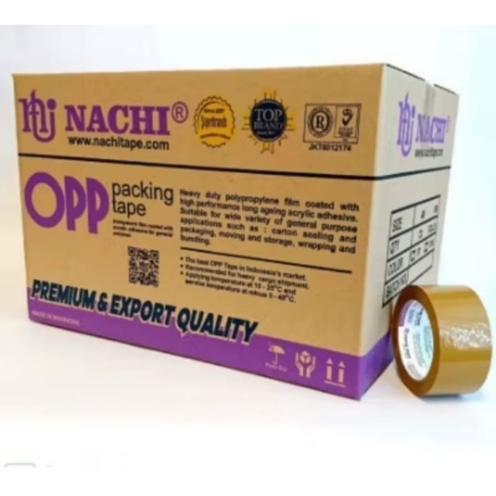 Lakban nachi 48 mm x 100 yard 1 dus