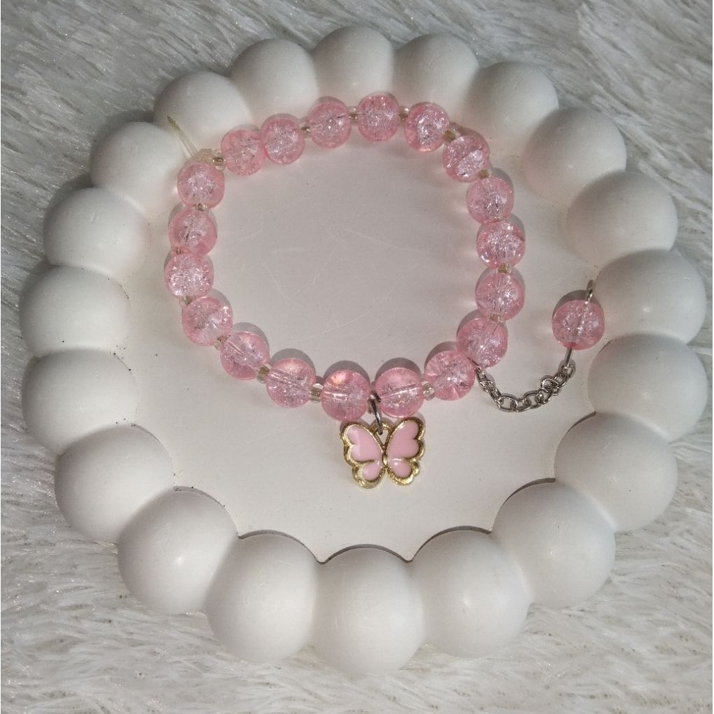 Gelang Manik Kupu Kupu Gelang Kupu Kupu Gelang kristal