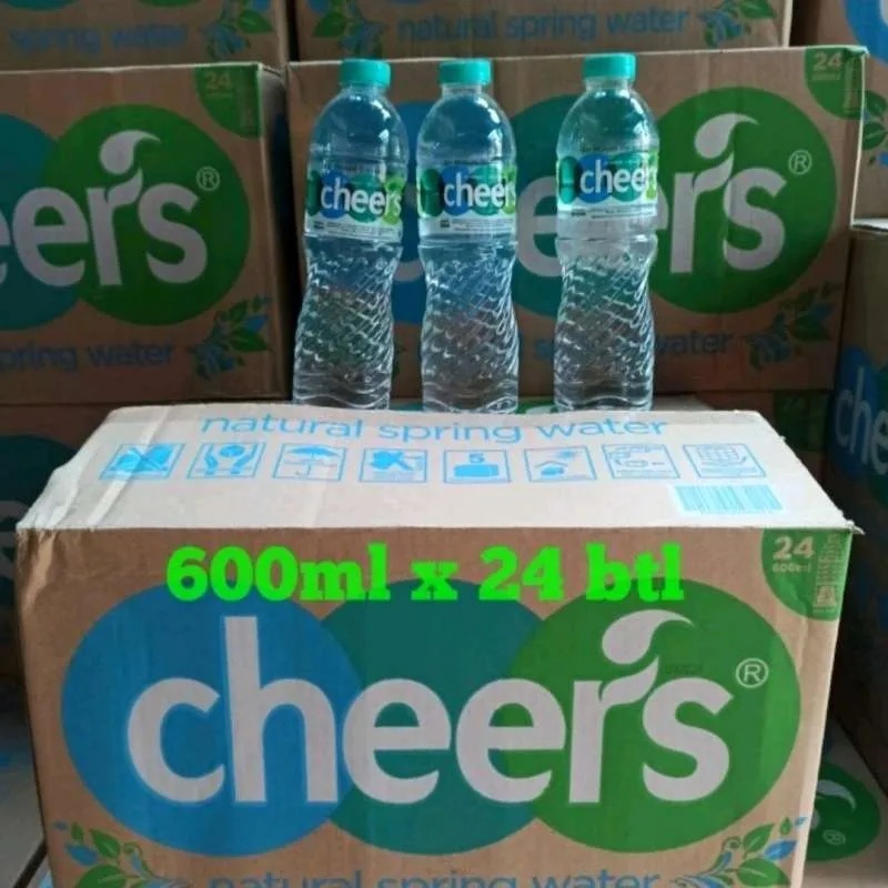 AIR MINERAL CHEERS 600ML DUS ISI 24 BOTOL