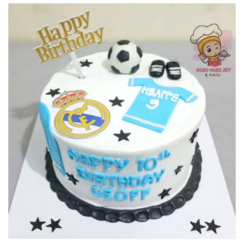 Football Cake / Kue ulang tahun Bola / Real Madrid Custom Cake