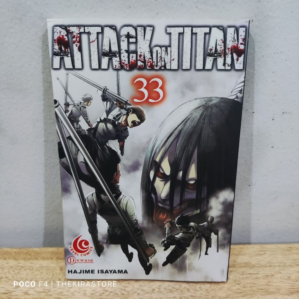 Komik Attack on Titan Vol 33 (preloved)