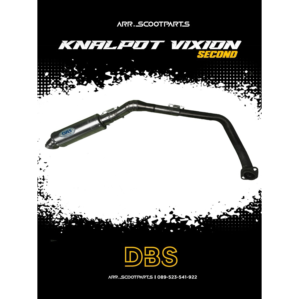 Second Knalpot DBS Original for Satria FU,Vixion,Tiger,CBR,R15 dll full Bas..