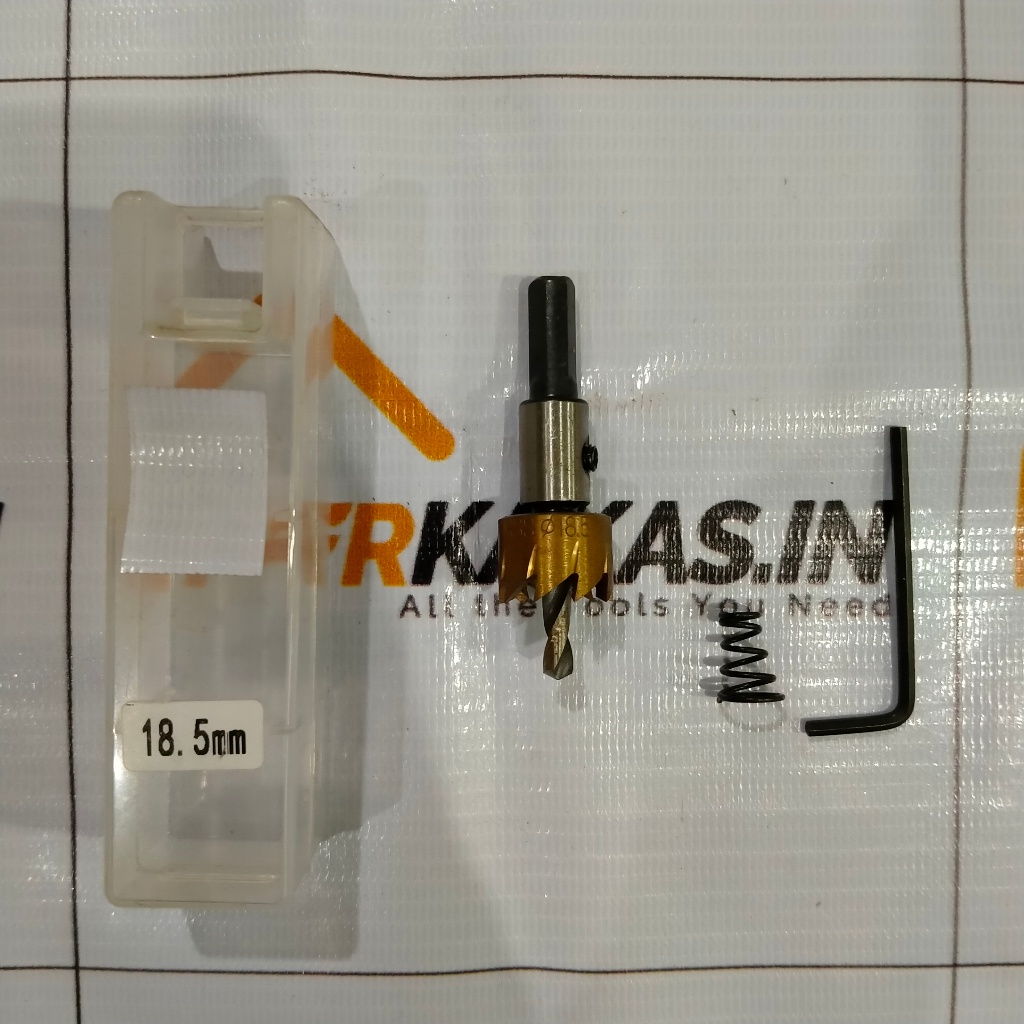 MATA BOR HOLE SAW HSS 18.5 MM HOLESAW BESI 18.5MM