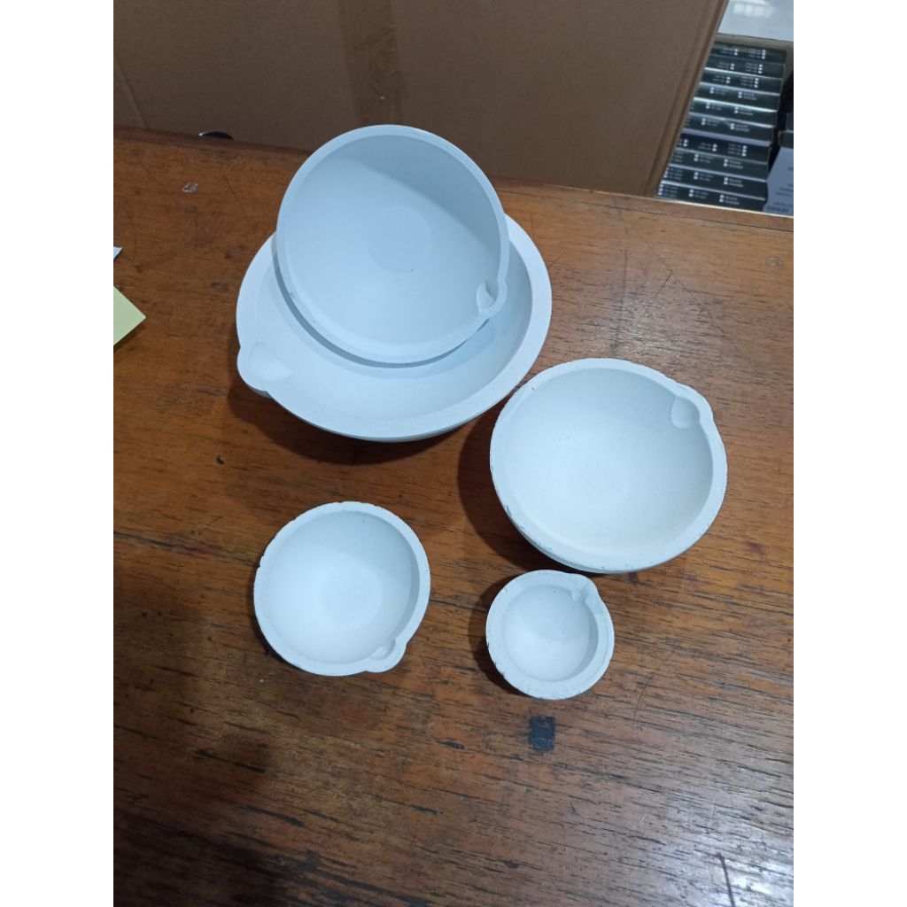 Kowi Mangkok Lebur Suhu Tinggi buat Emas,Perak,Timah,Tembaga /Mangkok wadah  Peleburan  grafit ingot